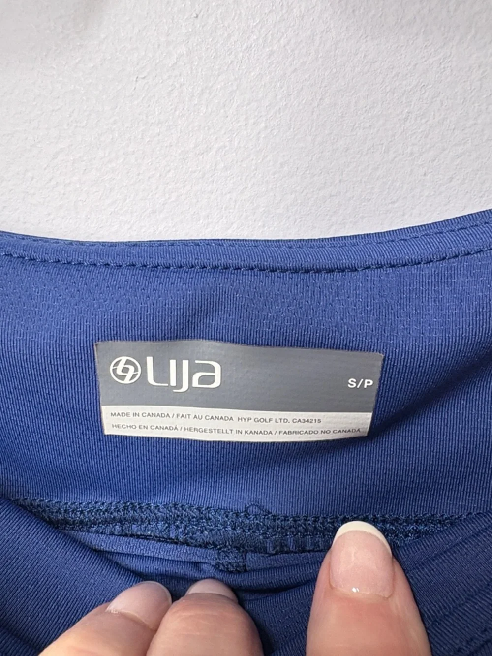 Lija Performance Golf Skort in Navy - Picture 3 of 8